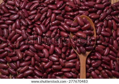 Red kidney beans or red beans , red beans Kidney bean English scientist named Phasecolus vulgaris L.