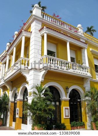 Colonial architecture, Cartagena de Indias (Colombia)