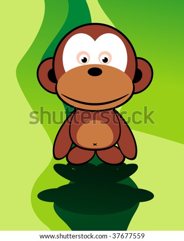 pictures of monkeys cartoon. cute monkey cartoon vector