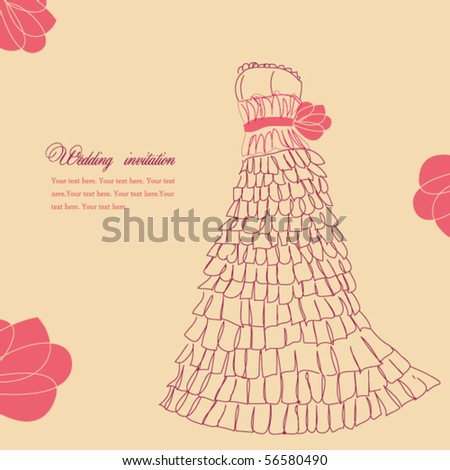 Bridal Gown Illustration