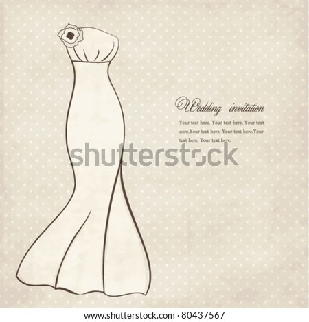 stock vector Vintage wedding invitation vintage wedding vectors free