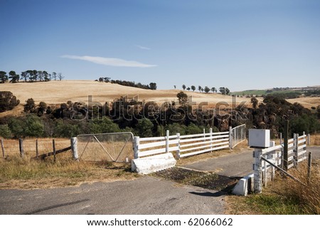 Farmland at Corra Lyn, Tasmania, Australia