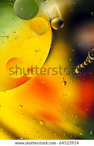 Yellow Worlds - Abstract \