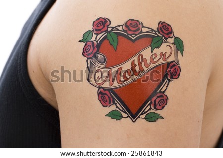 Heart Tattoo Scroll. photo : Decorative tattoo
