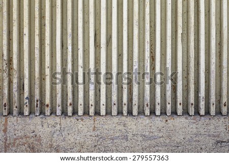 Old wooden thin planks background