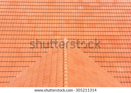 Roof tile pattern ,Thailand