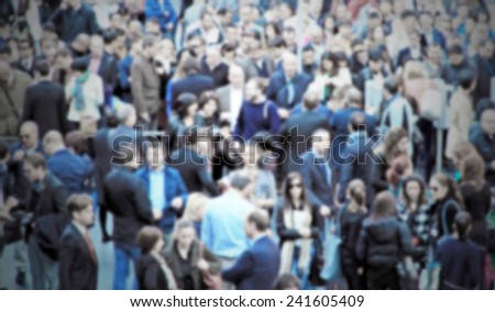 Crowd background. Intentionally blurred post production.