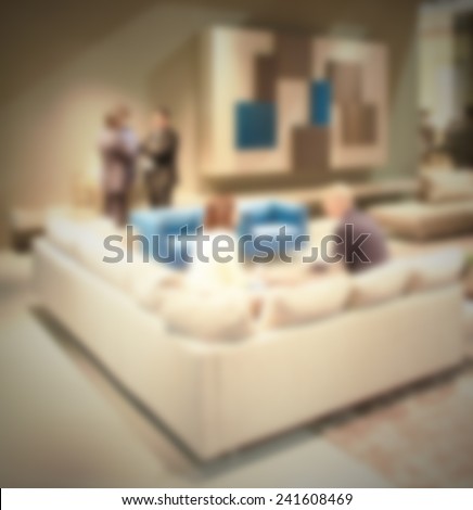 Generic interiors background. Intentionally blurred post production.