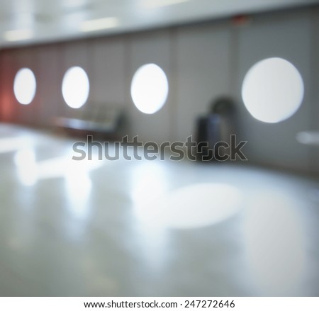 Interiors background. Intentionally blurred post production background.