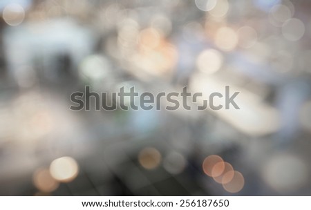 Lights background. Intentionally blurred editing post production. Humans, location and products not recognizable.
