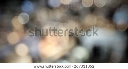 Abstract lights blurred background. Intentionally blurred editing post production.