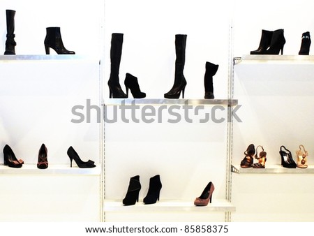 MILAN, ITALY - FEBRUARY 26: Close-up of shoes design Milano women\'s prêt-à-porter collections February 26, 2010 in Milan, Italy.