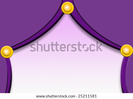 purple coloured stage curtain. Designed for content to be added