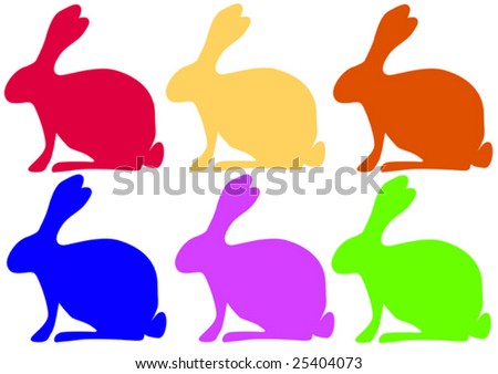 Different Color Rabbits
