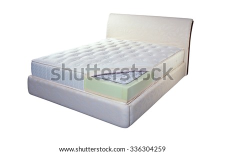 Mattress made of pocket springs and foam