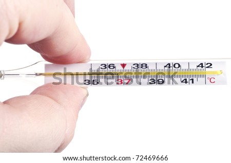 thermometer to measure the temperature under the arm