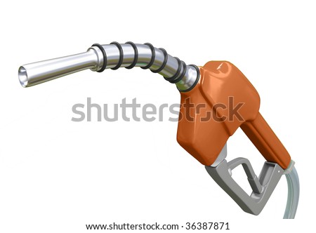 gas pump handle. Orange Gas Pump Nozzle