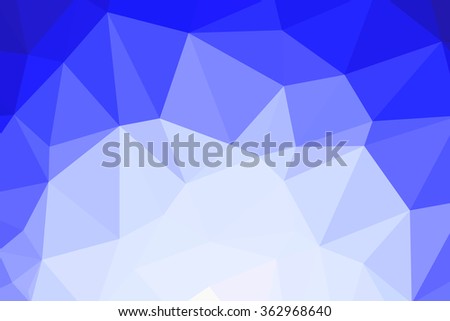 blue geometric rumpled triangular low poly origami style gradient illustration graphic background.