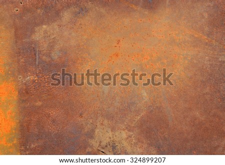 Old iron sheets rusty metal background