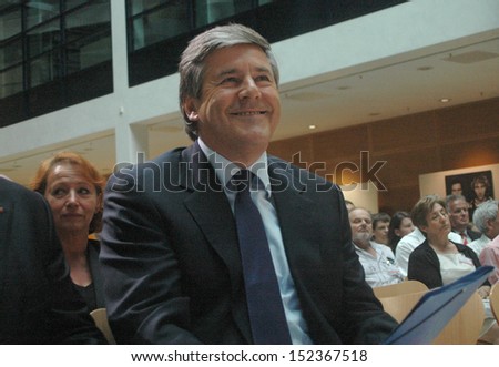 JUNE 20, 2007 - BERLIN: Josef Ackermann (chairman of the Deutschen Bank) - discussion panel on 