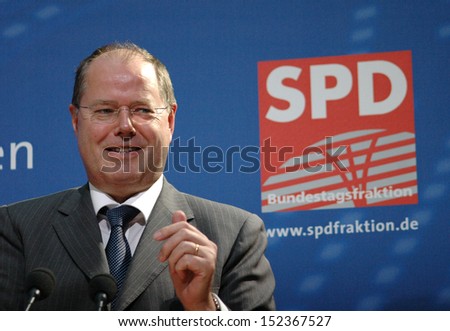 JUNE 20, 2007 - BERLIN: Peer Steinbruck - discussion panel on \