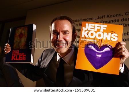 OCTOBER 29, 2008 - BERLIN: artist Jeff Koons at the presentation of his solo exhibition titled \