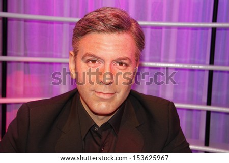 JULY 10, 2008 - BERLIN: the wax figur of George Clooney - official opening of the waxworks 
