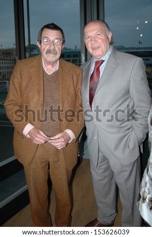 MAY 23, 2005 - BERLIN: Guenter Grass and Imre Kertesz, both winners of the Novbel Prize for Literature, at the Academy of the Arts in Berlin.