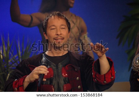 AUGUST 26, 2005 - BERLIN: DJ Bobo performing at a television production \