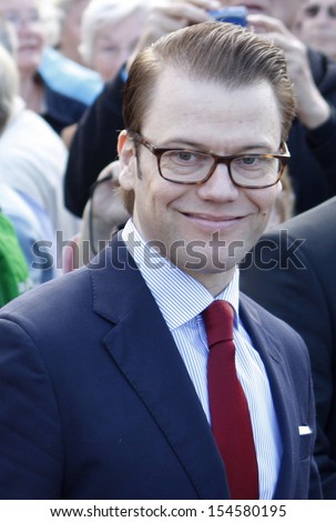 BERLIN-MAY 27, 2011 :Prince Daniel of Sweden during an official visit at the Pariser Platz in Berlin.