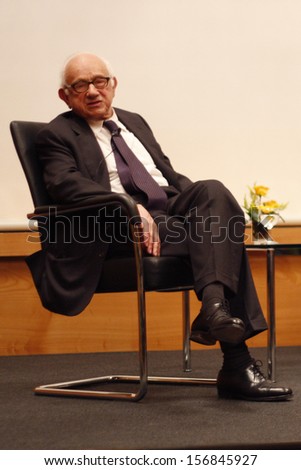 APRIL 3, 2008 - BERLIN: historian Fritz Stern at a discussion panel in the Foreign Ministry in Berlin.