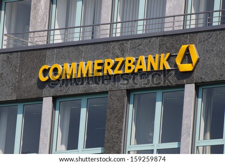 May 2012 - BERLIN: the logo of the German bank \