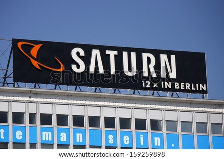 May 2012 - BERLIN: the logo of the consumer electronic market \