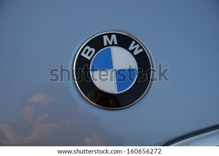JUNE 2008 - BERLIN: the logo embleme of the German car manufacturer BMW - Bayerische Motorenwerke.