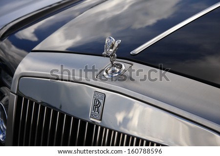 August 2011 - Kampen: &Quot;Emmy&Quot; Or &Quot;Spirit Of Ecstacy&Quot;, Hood Ornament Of A Rolls Royce Luxury Car At The Sturmhaube, Kampen, Sylt, Germany.