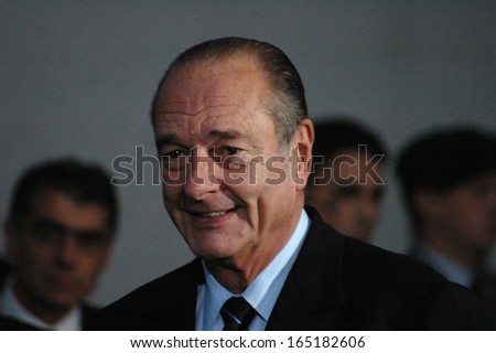 October 26, 2004 - Berlin: French President Jacques Chirac At The German French Consultations In The Chanclery In Berlin.