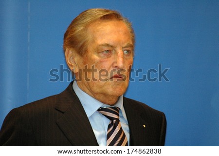 APRIL 5, 2006 - BERLIN: Gerhard Mayer-Vorfelder at  a meeting of the German Foreign Minister with members of the organizational committee of the Soccer World Championship, Foreign Ministry, Berlin.