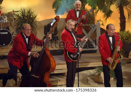 AUGUST 26, 2005 - BERLIN: Bill Haley\'s Original Comets at the tv production \