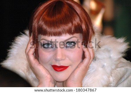 OCTOBER 4, 2005 - BERLIN: Anna Loos-Liefers at a rehearsal for the musical production 