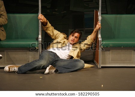 OCTOBER 16, 2009 - BERLIN: Jens Mondalski in a scene of the theater play \