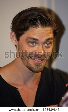 MAY 31, 2014 - BERLIN: actor Tom Payne at a presentation of the DVD of the movie \