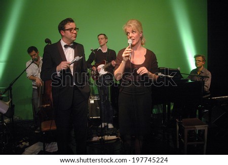 NOVEMBERV 17, 2007 - BERLIN: Michael Sideris, Katharina Linder - at the musical theater \