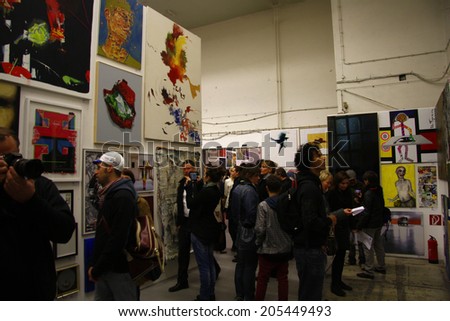 APRIL 28, 2013 - BERLIN: impressions from the art exhibition \