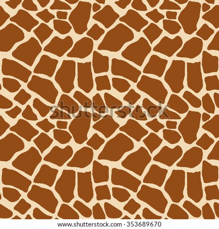 Texture print coloring skins giraffe seamless pattern - illustration. Animal background, tribal ornament