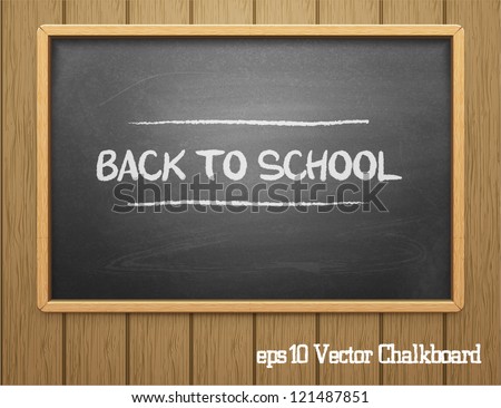 Black chalkboard.Vector Black chalkboard.Vector