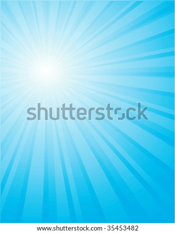 blue sun background
