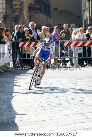 FLORENCE-SEPTEMBER 24 : Individual Time Trial of the UCI road World Championship in Florence, on 24 September, 2013.