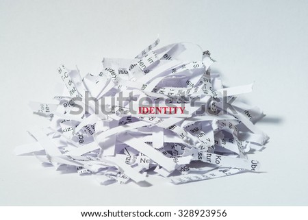 Shredded Paper, Identity
