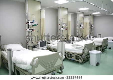 hospital room intensive care