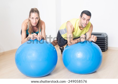 Balance training with medicine ball